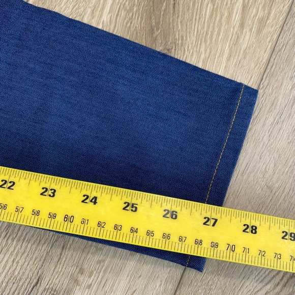 Blue Delta Jeans Women’s 28x27 Blue Stretch Handmade Custom RAW Denim USA $450 - Picture 10 of 10